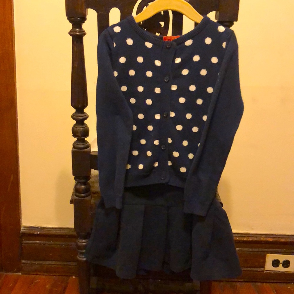 Cool for school cardigan and skirt